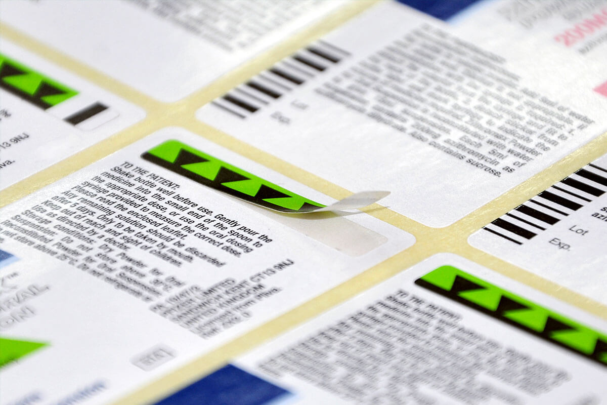 Neri Labels - Etichette Peel off